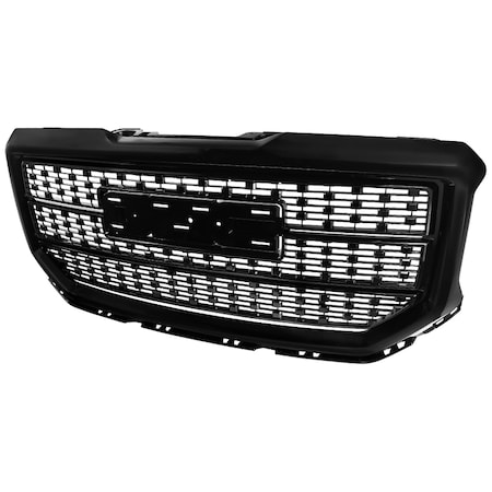 16-18 GMC Sierra Glossy Black Grille